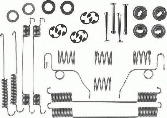 FERODO FBA40 Комплектуючі, гальмівна колодка