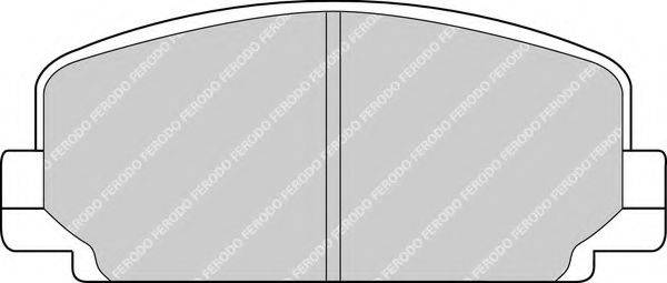 FERODO FDB112 Комплект гальмівних колодок, дискове гальмо