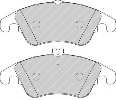 FERODO FDB1979 Комплект гальмівних колодок, дискове гальмо