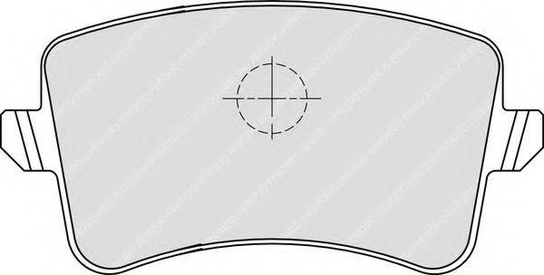 FERODO FDB4050 Комплект гальмівних колодок, дискове гальмо