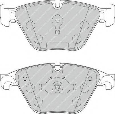 FERODO FDB4382 Комплект гальмівних колодок, дискове гальмо