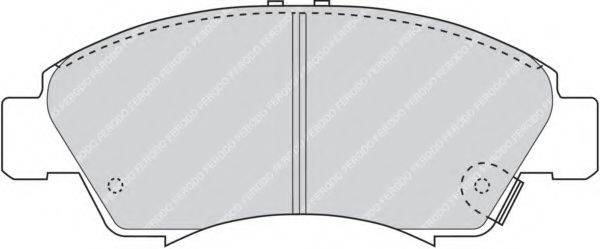 FERODO FDB777 Комплект гальмівних колодок, дискове гальмо