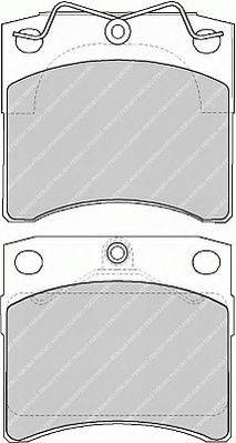 FERODO FVR1131 Комплект гальмівних колодок, дискове гальмо