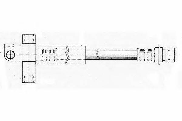 FERODO FHY2342 Гальмівний шланг