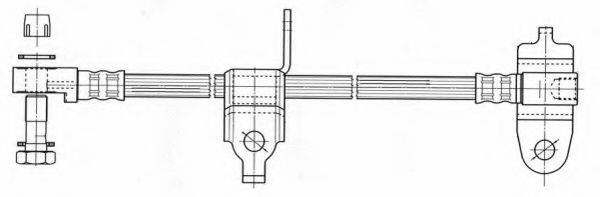 FERODO FHY2566 Гальмівний шланг