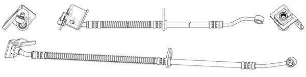 FERODO FHY2789 Гальмівний шланг
