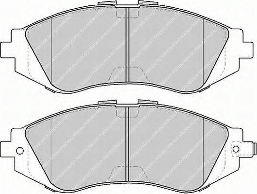 FERODO FSL1116 Комплект гальмівних колодок, дискове гальмо