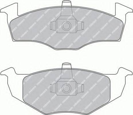 FERODO FSL1288 Комплект гальмівних колодок, дискове гальмо