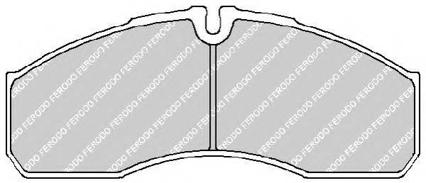 FERODO FSL1390 Комплект гальмівних колодок, дискове гальмо