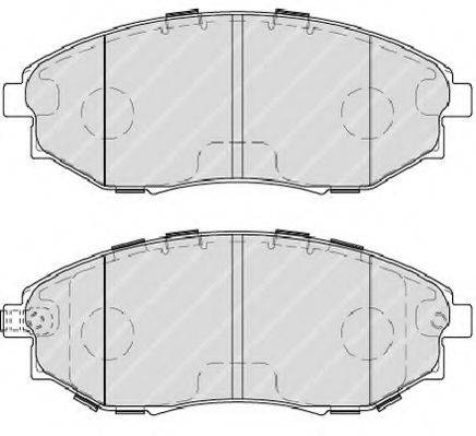 FERODO FSL4304 Комплект гальмівних колодок, дискове гальмо