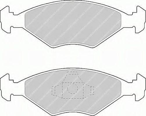 FERODO FSL896 Комплект гальмівних колодок, дискове гальмо