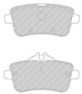 FERODO FDB4169 Комплект гальмівних колодок, дискове гальмо