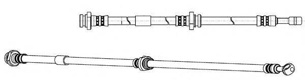 FERODO FHY3253 Гальмівний шланг