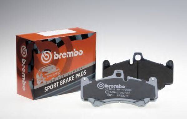 BREMBO 07B31402 Комплект високоефективних гальмівних колодок