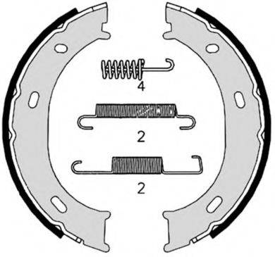 BREMBO S50510 Комплект гальмівних колодок, стоянкова гальмівна система