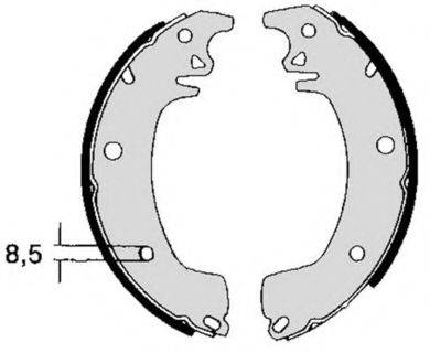 BREMBO S68514 Комплект гальмівних колодок