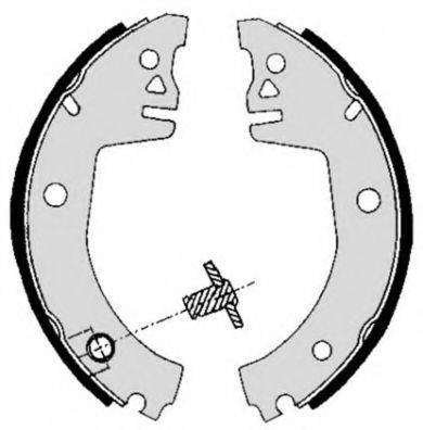 BREMBO S85512 Комплект гальмівних колодок