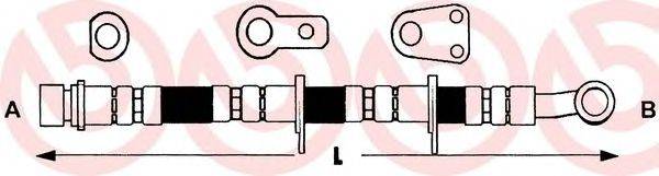 BREMBO T28007 Гальмівний шланг