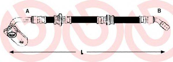 BREMBO T79033 Гальмівний шланг