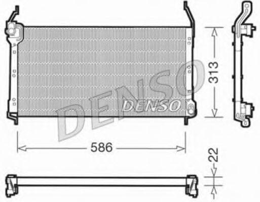 DENSO DCN09014 Конденсатор, кондиціонер