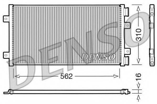 DENSO DCN09101 Конденсатор, кондиціонер