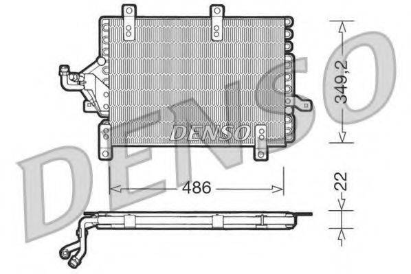 DENSO DCN09141 Конденсатор, кондиціонер