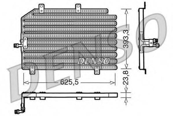 DENSO DCN01022 Конденсатор, кондиціонер