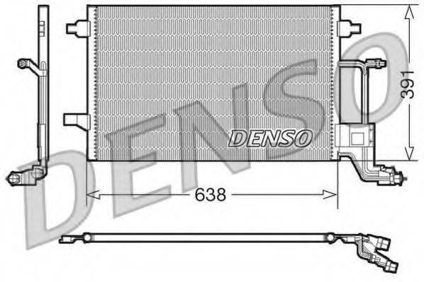 DENSO DCN02014 Конденсатор, кондиціонер