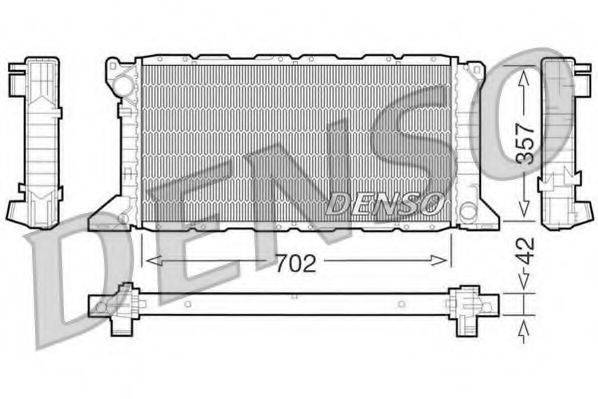 DENSO DRM10099 Радіатор, охолодження двигуна