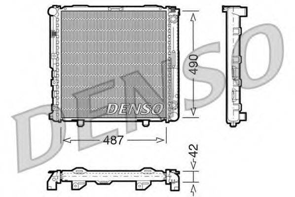 DENSO DRM17031 Радіатор, охолодження двигуна