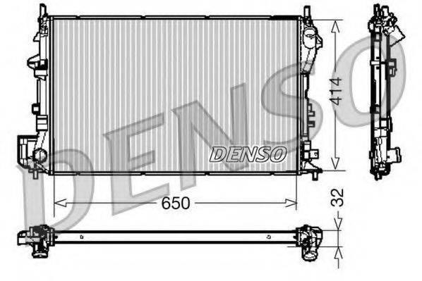 DENSO DRM20029 Радіатор, охолодження двигуна