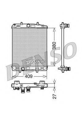 DENSO DRM21024 Радіатор, охолодження двигуна