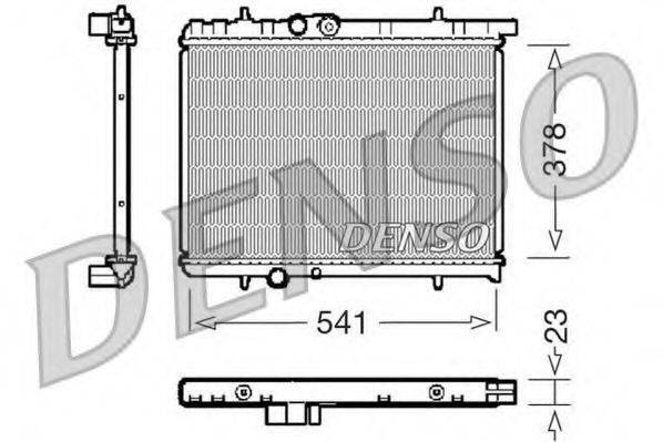 DENSO DRM21031 Радіатор, охолодження двигуна