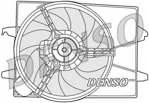 DENSO DER10003 Вентилятор, охолодження двигуна