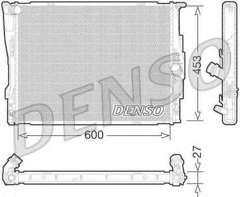 DENSO DRM05073 Радіатор, охолодження двигуна