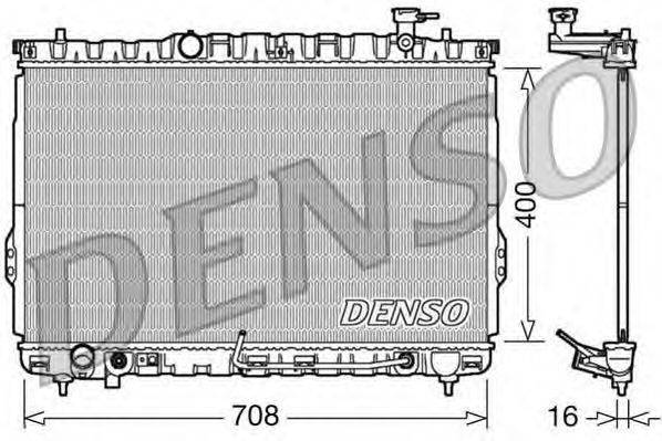 DENSO DRM41002 Радіатор, охолодження двигуна