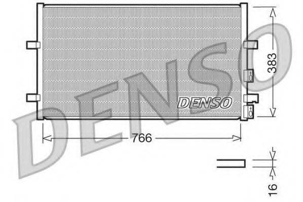 DENSO DCN10009 Конденсатор, кондиціонер