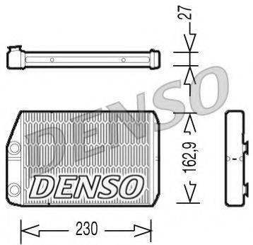 DENSO DRR09034 Теплообмінник, опалення салону