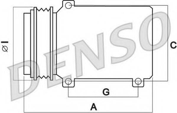 DENSO DCP02036 Компресор, кондиціонер