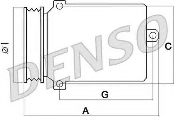 DENSO DCP02038 Компресор, кондиціонер