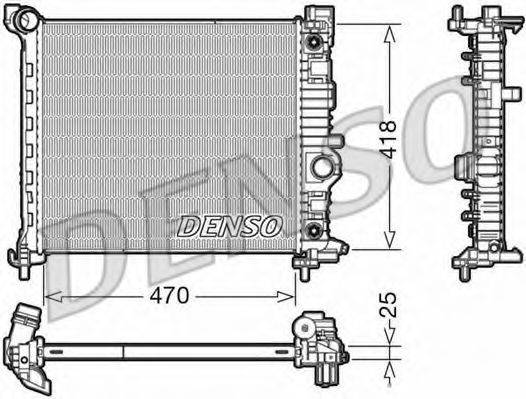 DENSO DRM20116 Радіатор, охолодження двигуна