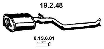 EBERSPACHER 19248 Середній глушник вихлопних газів