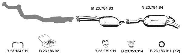 EBERSPACHER 232097 Система випуску ОГ