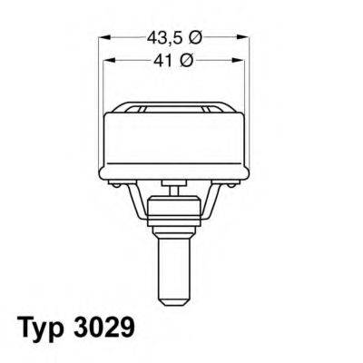 WAHLER 302983 Термостат, охолоджуюча рідина