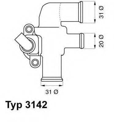 WAHLER 314290D Термостат, охолоджуюча рідина