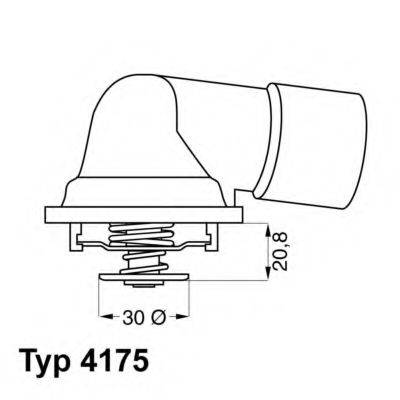 WAHLER 417592D Термостат, охолоджуюча рідина