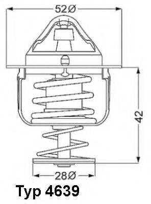 WAHLER 463982D Термостат, охолоджуюча рідина