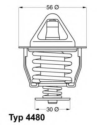 WAHLER 448082D Термостат, охолоджуюча рідина