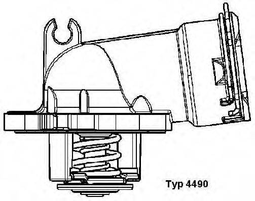 WAHLER 449087D Термостат, охолоджуюча рідина