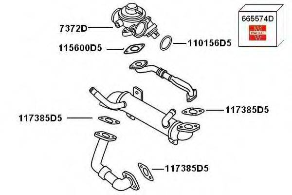 WAHLER 7900399 Рециркуляція ОГ